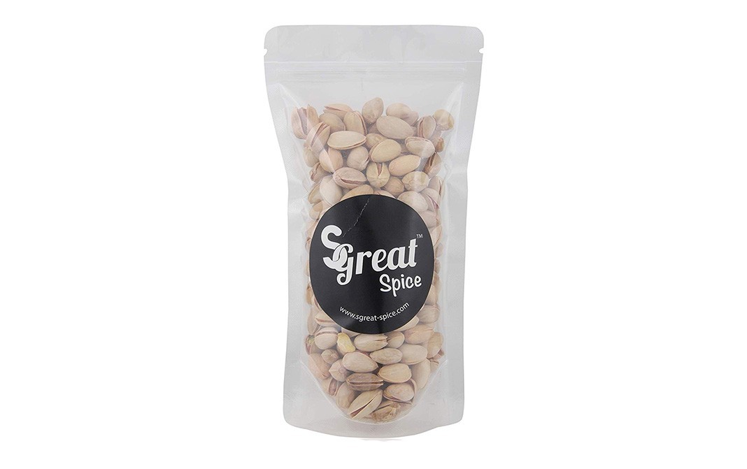 SGreat Spice Salted Pista (With Shell)    Pack  900 grams